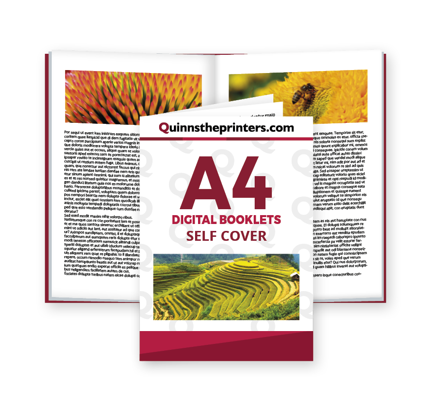 A4 Digital Booklets Self Cover Printing